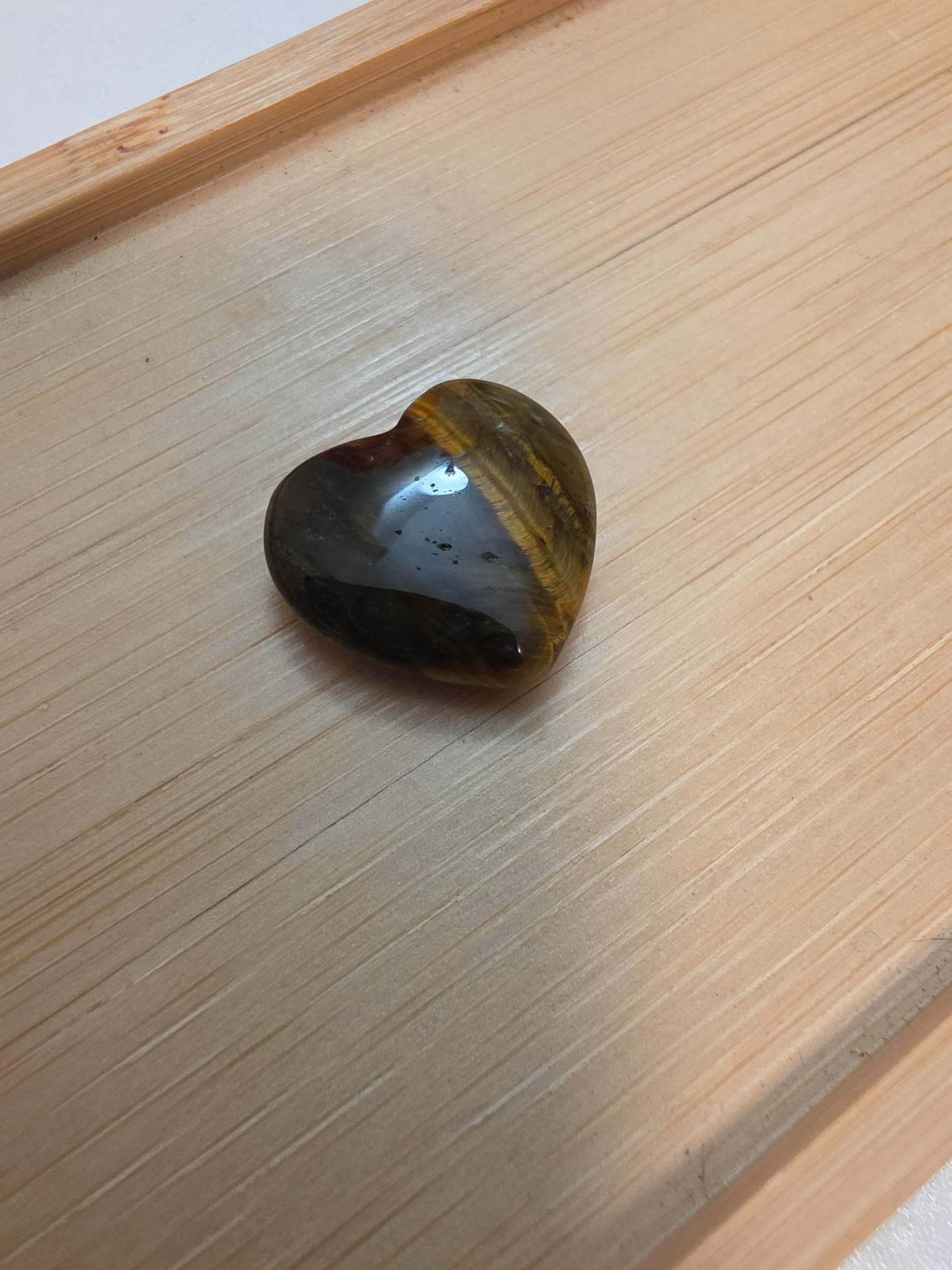 Tiger's Eye Heart